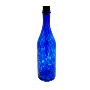 Бутылка 1л , синия стеклокрыш